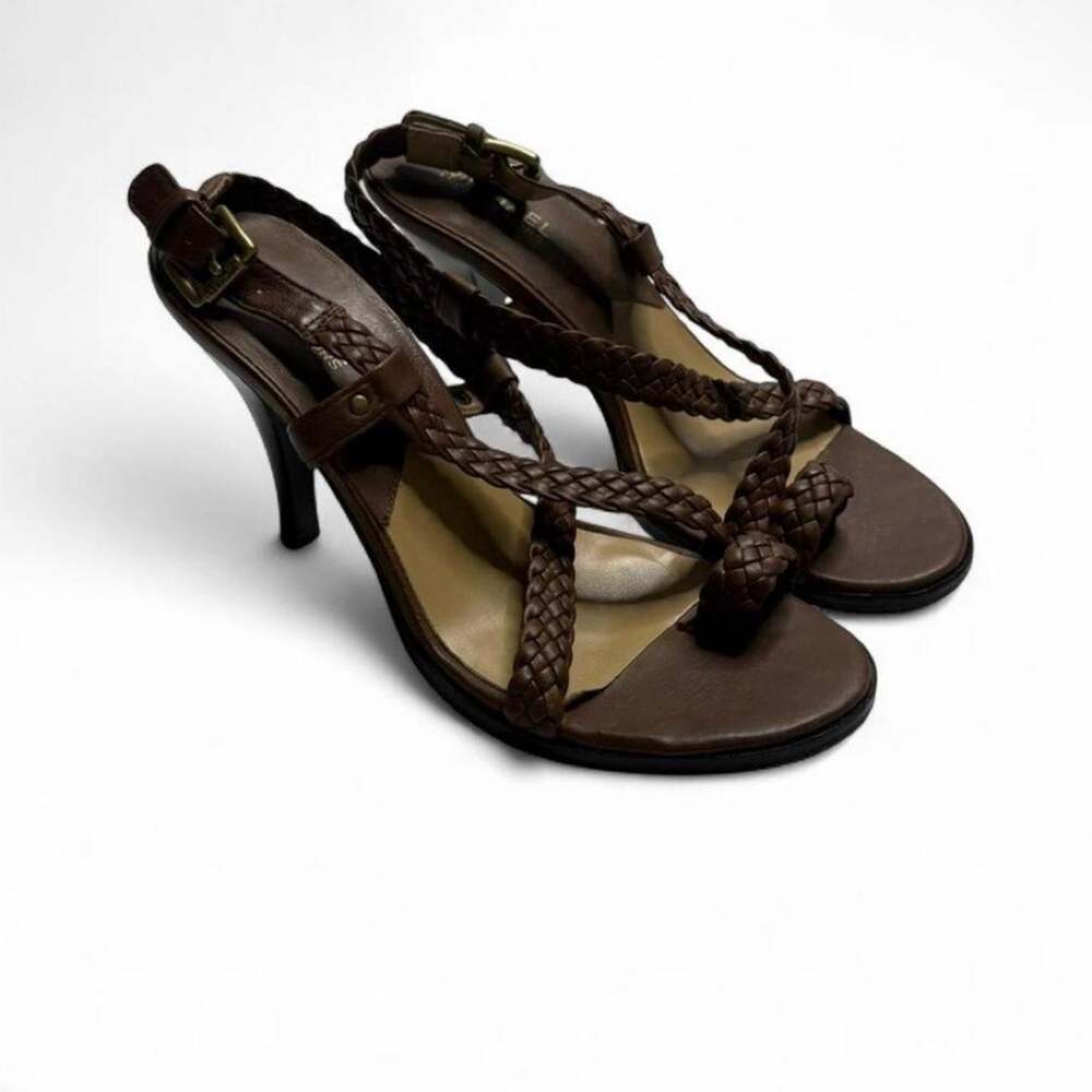 Brown Heels going out sexy from Micheal Kors size 7 leather